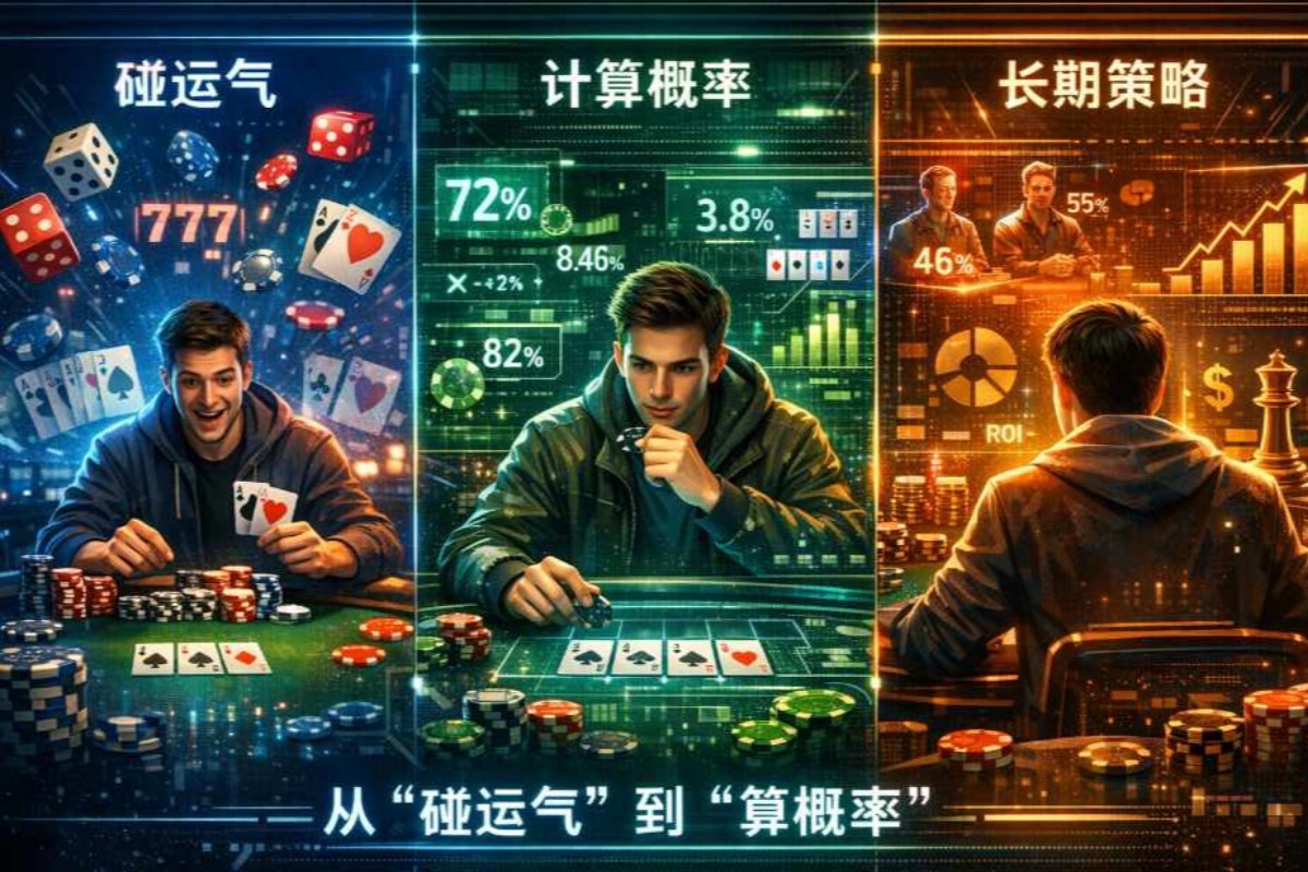 从“碰运气”到“算概率”：我在德州扑克中学会了这三点